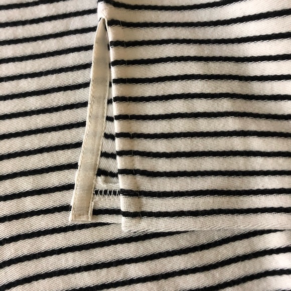 NWT Chaps Tie Front Striped Top - Picture 4 of 8